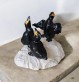 Groupe sculpté représentant trois cormorans - Pièce unique